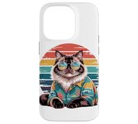 Himalayan Cat Sunglasses Hawaiian Beach Summer Case for iPhone 14 Pro