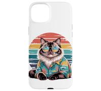 Himalayan Cat Sunglasses Hawaiian Beach Summer Case for iPhone 15 Plus