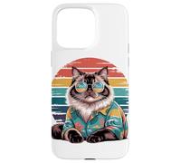 Himalayan Cat Sunglasses Hawaiian Beach Summer Case for iPhone 15 Pro Max