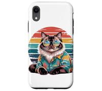 Himalayan Cat Sunglasses Hawaiian Beach Summer Case for iPhone XR
