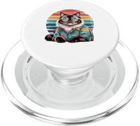 Himalayan Cat Sunglasses Hawaiian Beach Summer PopSockets PopGrip for MagSafe