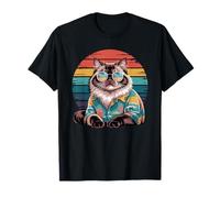 Himalayan Cat Sunglasses Hawaiian Beach Summer T-Shirt