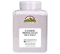 Himalayan Chef Coarse Grain Salt - 2.3kg Jar for Cooking, Baking & Seasoning