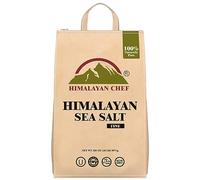 Himalayan Chef Gourmet Sea Salt Fine Grain 9071.8g Classic Sea Salt Bag Pure Natural and Pure Unrefined Gluten Free Sea Salt for Daily Cooking