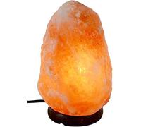Himalayan Crystal Rock Salt Lamp Authentic Quality Crystals with CE Certified Plug and Bulb Table lamp Night Bulb (2-3kg)