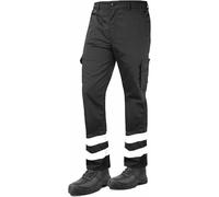 Himalayan H832 Mens Titanium Combat Trouser, Black, Waist 38", Leg 29"