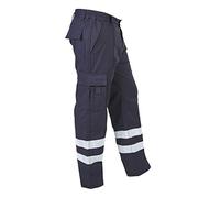 Himalayan H832 Mens Titanium Combat Trouser, Navy, Waist 44", Leg 31"