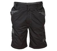 Himalayan Icon Multi Pocket Heavy Duty Work Shorts Cargo Combat Bermuda Shorts (44", Black)