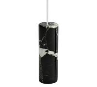 Himalayan Marble Cylindrical Light Pull - Black Marble