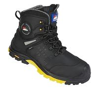 Himalayan Mens 6" Vibram Side-Zip Safety Non-Metallic Ankle Boots UK 9 / EU 43 Black