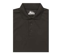 Himalayan Men's Short Sleeve Polo Shirts Summer Golf Polo Shirt with Matching Button Knitted Collar