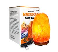 Himalayan Mini USB Salt Lamp Pink Rock Crystal Light | 100% Authentic Quality Natural Hand Crafted from Foothills of Himalayas Comes with Complete Fitting Wooden Base (Mini USB Salt Lamp)