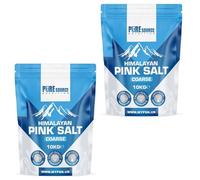 Himalayan Pink Salt Coarse 84+ Essential Minerals | UNREFINED | 100% NATURAL PURE | GLUTEN FREE | VEGAN better than Pink Salt Fine for Bath Soak, Cooking Salt by PSN (20kg)