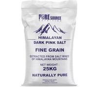 Himalayan Pink Salt Fine 84+ Essential Minerals Rose Pink Salt | UNREFINED | 100% NATURAL PURE | GLUTEN FREE | VEGAN better than Pink Salt Coarse for Bath Soak, Cooking Salt by PSN (25kg)