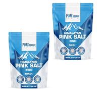 Himalayan Pink Salt Fine 84+ Essential Minerals Rose Pink Salt | UNREFINED | 100% NATURAL PURE | GLUTEN FREE | VEGAN better than Pink Salt Coarse for Bath Soak, Cooking Salt by PSN (15kg)