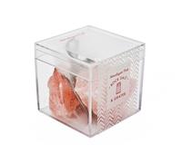 Eat.Art Rock Salt and Mini Grater Himalayan Pink - Unusual Cute Vegan Cooking Food Gift - Making It An Unique Adult Stocking Filler or Quirky Foodie Gluten Free Treat