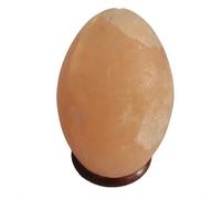 Himalayan Salt Lamp Egg With Wooden Base - Air Purifying & Relaxing