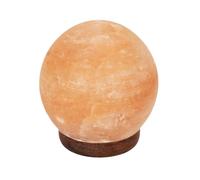Himalayan Salt Rock Himalayan 6" Sphere Salt Rock Ball Shaped Lamp 3.4kg