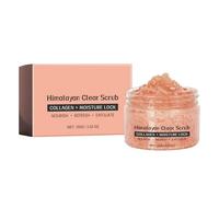 Himalayan Salt Scrub - Exfoliating Body Scrub for Smooth Radiant Skin - Mineral Rich Pink Salt Body Polish with Nourishing Oils - Moisturising Full Body Exfoliator for Dry Rough Skin