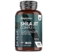 Himalayan Shilajit 18,210mg | 120 Capsules | 4 Months Supply |1 a Day | With Organic Ashwagandha, Turmeric, Lion's Mane Mushroom, & Black Pepper | Shilajit for Women & Men | Made in the UK