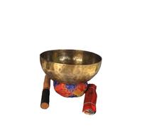 Himalayan Shop 9 Inch Hand Hammered Tibetan Singing Bowl with Suede Covered Mallet