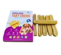 Himalayan Yaky Chews For Dog Treat, 100% Natural Best Cheese Bone For Dog Chew, Made From Pure Yak/Cow Milk Delicious & Long Lasting Chew For All Dog Breed. Size: SML (MacroVision) (Small Pack of 6)