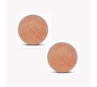 HimalayanAroma Himalayan Pink Salt Massage Balls | Pink Crystal Hand-Carved Massage Therapy Stone | Great for Skin, Body, Mind | for Professional or Home Spa | 2 x 2 inch (Set of 2)