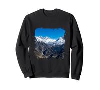 Himalayas Nepal Snowy Peaks Mountain Landscape Scene Sweatshirt