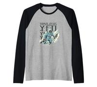 Himalayas Yeti - Mystic Snow Monster Raglan Baseball Tee