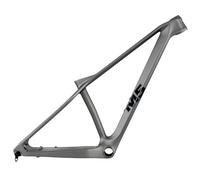 HIMALO Carbon Fibre Mountain Bike Frame 27.5/29er XC Hardtail MTB Frame 15/17/19/21'' BOOST Thru Axle 12x148mm Disc Brake Internal Routing(Gray,21'')