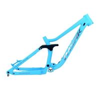 HIMALO Mountain Bike Suspension Frame 24er 12.5'' DH/XC BOOST MTB Frame Disc Brake Frames Thru Axle 12 * 148mm ，max For 3.0'' Tires(Blue 12.5'')