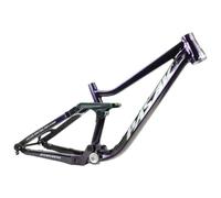 HIMALO Mountain Bike Suspension Frame 24er 12.5'' DH/XC BOOST MTB Frame Disc Brake Frames Thru Axle 12 * 148mm ，max For 3.0'' Tires(Purple 12.5'')