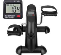 himaly Mini Exercise Bike Pedal Exerciser Portable Home Leg Arm Cycle Bike with LCD Display & Adjustable Resistance Knob for Gym Fitness Training