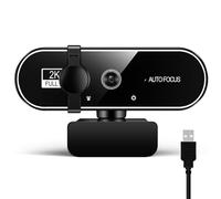 Himank Webcam with Microphone, Full 2K Webcam Camera for PC, Laptop, Desktop, MAC, USB Plug and Play Web Camera for Youtube,Skype Video Calling, Studying, Conference