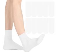 Himcus Girls Ballet Socks 5-Packs Kids Seamless Dance Socks Soft Breathable(Ballet White,S)