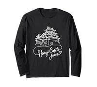 Himeji Castle, Japan Signature Heart Art - Souvenir Long Sleeve T-Shirt