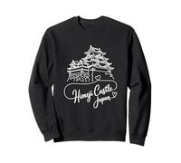 Himeji Castle, Japan Signature Heart Art - Souvenir Sweatshirt