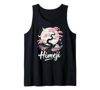 Himeji Sakura Moon Scene Japanese Landscape Tank Top