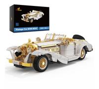 HIMEN JMBricklayer Vintage Cars Building Blocks Sets 50101, Classic K500 Sports Car MOC Model Car Kits