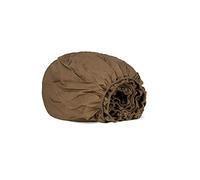 Himeya Comfort Percale Noise Olive Grey Printed Fitted Sheet, King 200TC