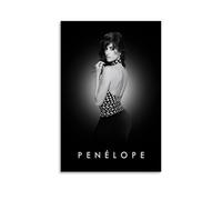 HIMGZXGWQ Actress Penelope Cruz Art Poster Decorative Painting Canvas Wall Art Living Room Poster Bedroom Painting Wall Art Picture Print Modern Family Room Decor 08 x 12 inches (20 x 30 cm)