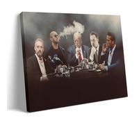 HIMGZXGWQ Andrew Tate Donald Trump Poster Decorative Painting Canvas Wall Art Living Room Poster Bedroom Painting Wall Art Picture Print Modern Family Room Decor 20 x 30 Inches (50 x 75 cm)