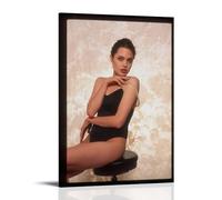 HIMGZXGWQ Angelina Jolie Star Poster Decorative Painting Canvas Wall Art Living Room Poster Bedroom Painting Wall Art Picture Print Modern Family Room Decor 16 x 24 Inches (40 x 60 cm)