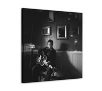 HIMGZXGWQ Bruce Springsteen Black and White Poster Decorative Painting Canvas Wall Art Living Room Poster Bedroom Painting Wall Art Picture Print Modern Family Room Decor 20 x 20 Inches (50 x 50 cm)