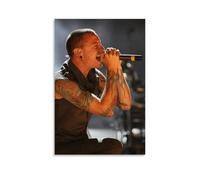 HIMGZXGWQ Chester Bennington Poster Decorative Painting Canvas Wall Art Living Room Poster Bedroom Painting Wall Art Picture Print Modern Family Room Decor 12 x 18 Inches (30 x 45 cm)