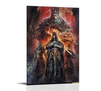 HIMGZXGWQ Dark Souls Gwyn And The Knights Poster Decorative Painting Canvas Wall Art Living Room Poster Bedroom Painting, Wall Art Picture Print Modern Family Room Decor 08 x 12 Inch (20 x 30 cm)