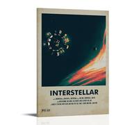 HIMGZXGWQ Interstellar Vintage Poster Decorative Painting Canvas Wall Art Living Room Poster Bedroom Painting Wall Art Picture Print Modern Family Room Decor 08 x 12 Inches (20 x 30 cm)