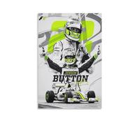 HIMGZXGWQ Jenson Button Poster Decorative Painting Canvas Wall Art Living Room Poster Bedroom Painting Wall Art Picture Print Modern Family Room Decor 20 x 30 Inches (50 x 75 cm)