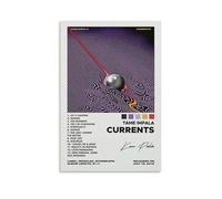 HIMGZXGWQ Tame Impala Currents Poster Decorative Painting Canvas Wall Art Living Room Poster Bedroom Painting Wall Art Picture Print Modern Family Room Decor 12 x 18 Inches (30 x 45 cm)