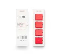 HIMI Gouache Paint Jelly Cup Refill, 4 Pack 30g, Single Color Paint for Artists & Hobby Painters, Unique Design In Jelly Cup Rich Pigment (Red)